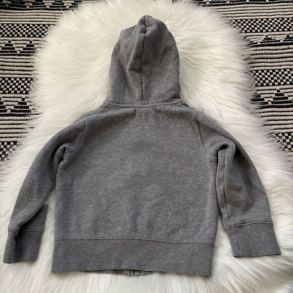 Carter Rookie 36 Grey Hoodie Full Zip Sweater Cotton Blend Toddler Kids 4T - Picture 4 of 7